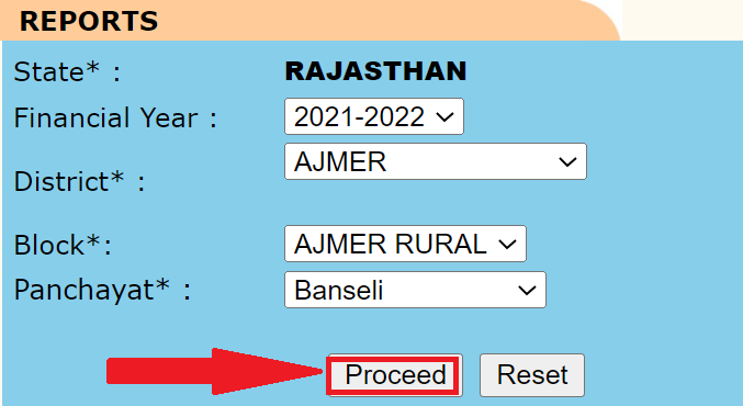 NREGA Job Card List 2021-22 Rajasthan