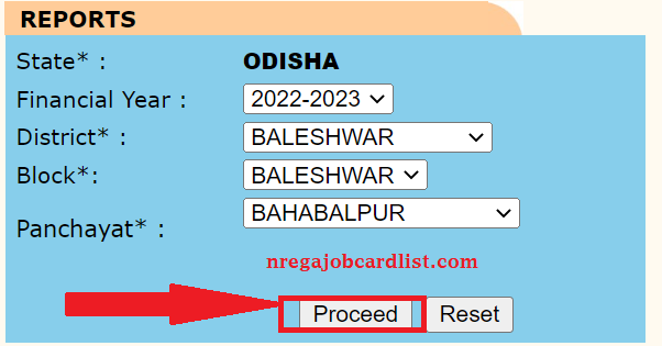 mgnreg.nic.in 2022-23 Odisha List 