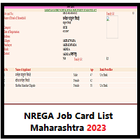 NREGA Job Card List Maharashtra 22